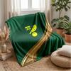 Coperta in Flanella con Stampa Norwich City Football, Coperta Morbida Calda Leggera per Divano Letto Campeggio