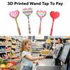 Креативний 3D-друк Чарівна паличка Tap To Pay Серцеподібний Тримач для чарівної палички Весела Магічна Оплата Щоденне використання