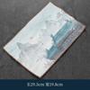 Thickening Grey Tablecloth and Rag Cotton and Linen Absorbent Tea Towel Simple Style Tea Mat Household Tea Ceremony Accessory