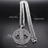 Viking Style Tree Of Life Celtic Knot Stainless Steel Necklace Antique Blackened Jewelry