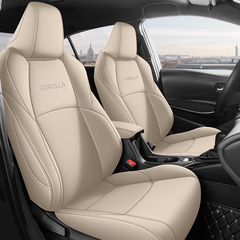 Universal All-Season Seat Covers for Toyota Corolla, Fits Dual-Engine Models, Fully Enclosed Car Seat Cushions