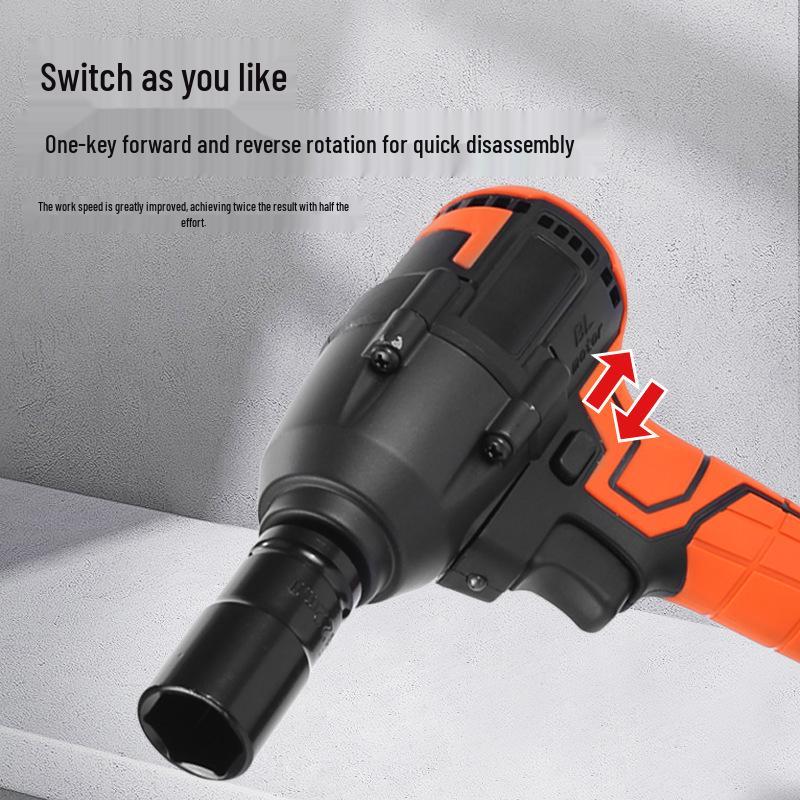 Electric Rechargeable Impact Wrench 320N for Car, Scaffolding, and Carpentry with Lithium Battery