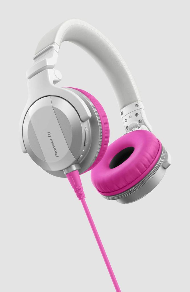 Pioneer DJ Spiralkabel und Ohrpolster HDJ-CUE1 (Rosa) HC-CP08-V