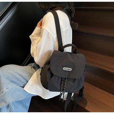 Summer New Backpack Large Capacity Leisure Light Go Out Commuting Leisure Bag Travel Bucket Bag
