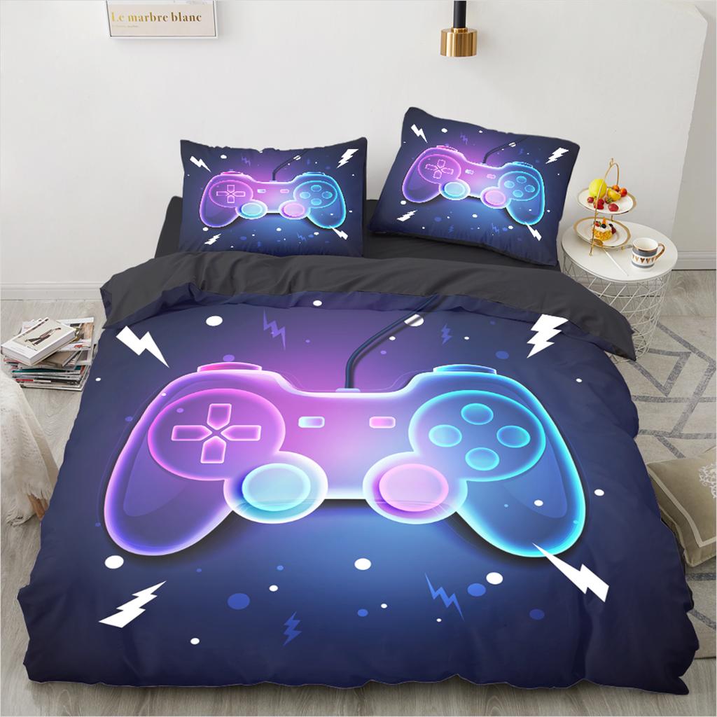 3D Printed Game Series Duvet Cover King Twin Queen Double Size Kit Pillowcase  New Wholesale Colorful Bedspread
