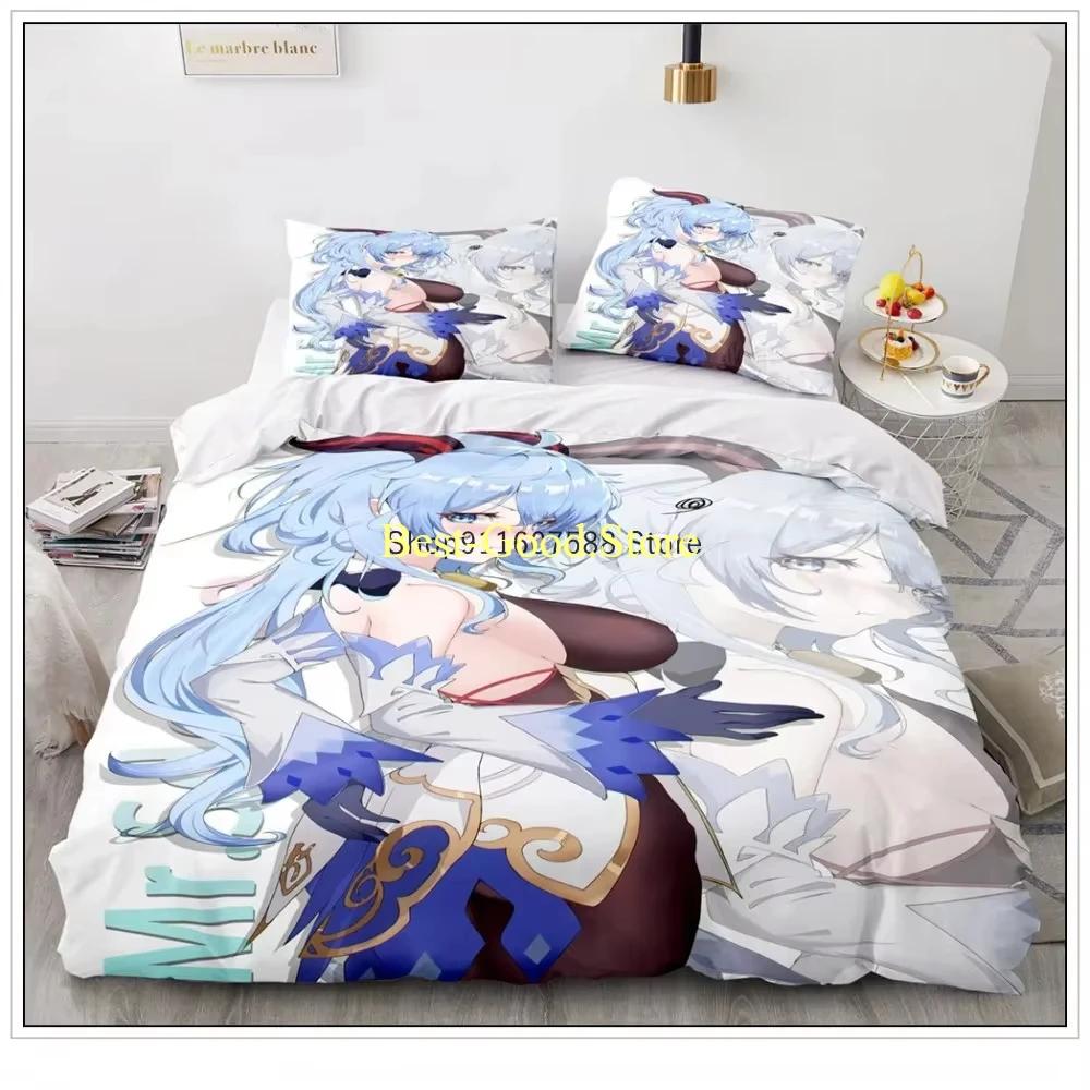 Game Genshin Impact Klee Cosplay Duvet Cover Anime Cartoon Bedding Set Diona Coplay Bed Set Quilt Comforter Covers Home Textiles