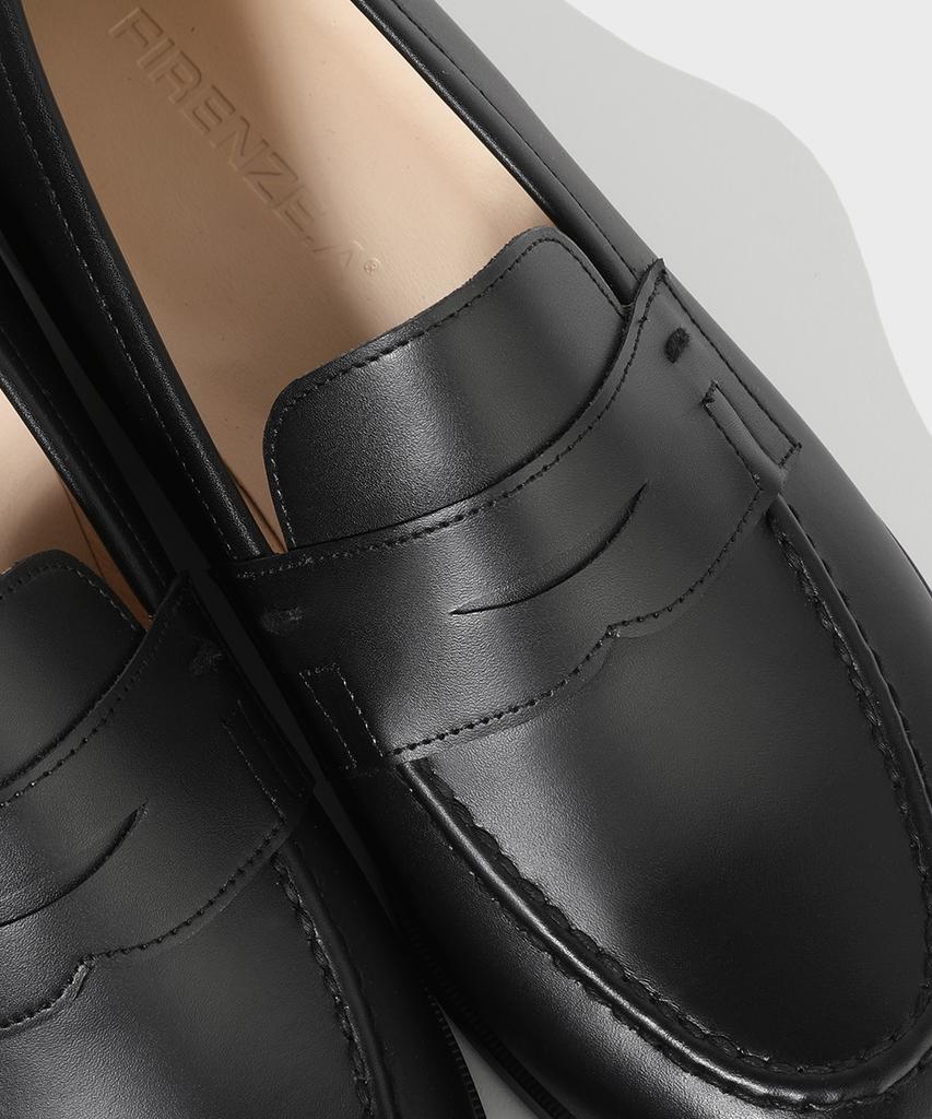 Firenze Atelier Standard U-Tip Penny Loafer 4050 [Black Fg]