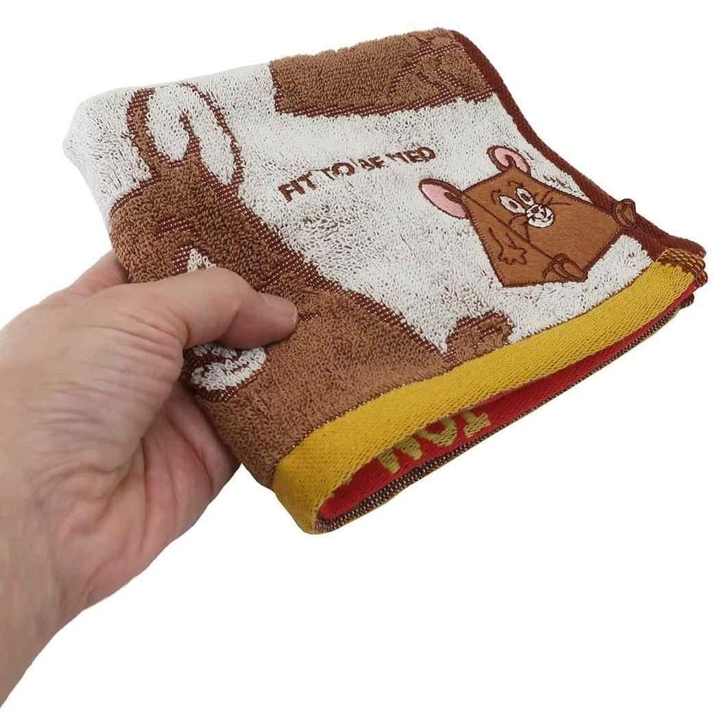 Marushin Carry Tom and Jerry Swallowing Jerry Antibacterial and Deodorizing Available in 2 4105001000 Towel, Embroidered, Cotton, Sizes,