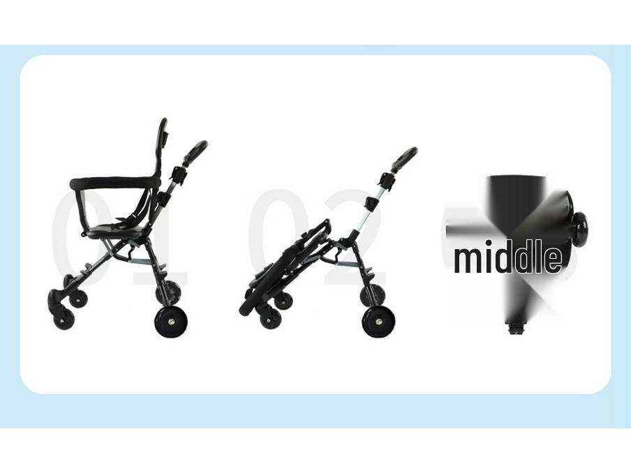 Ultra-Lightweight Reversible Baby Stroller: Foldable Stroller for Outings