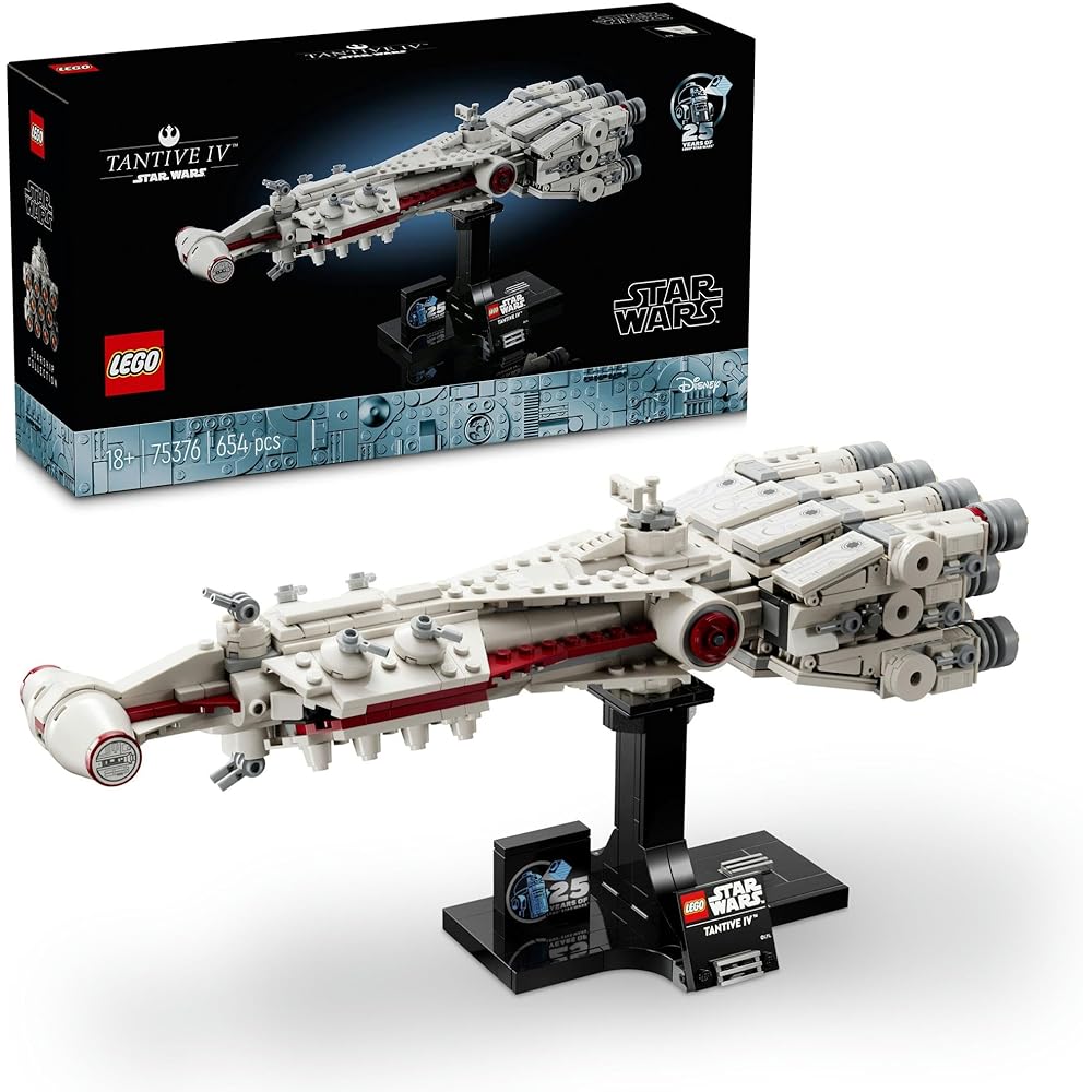 

LEGO Star Wars Tantive IV Building Set 75376 Toy for Kids and Adults Space Theme Gift