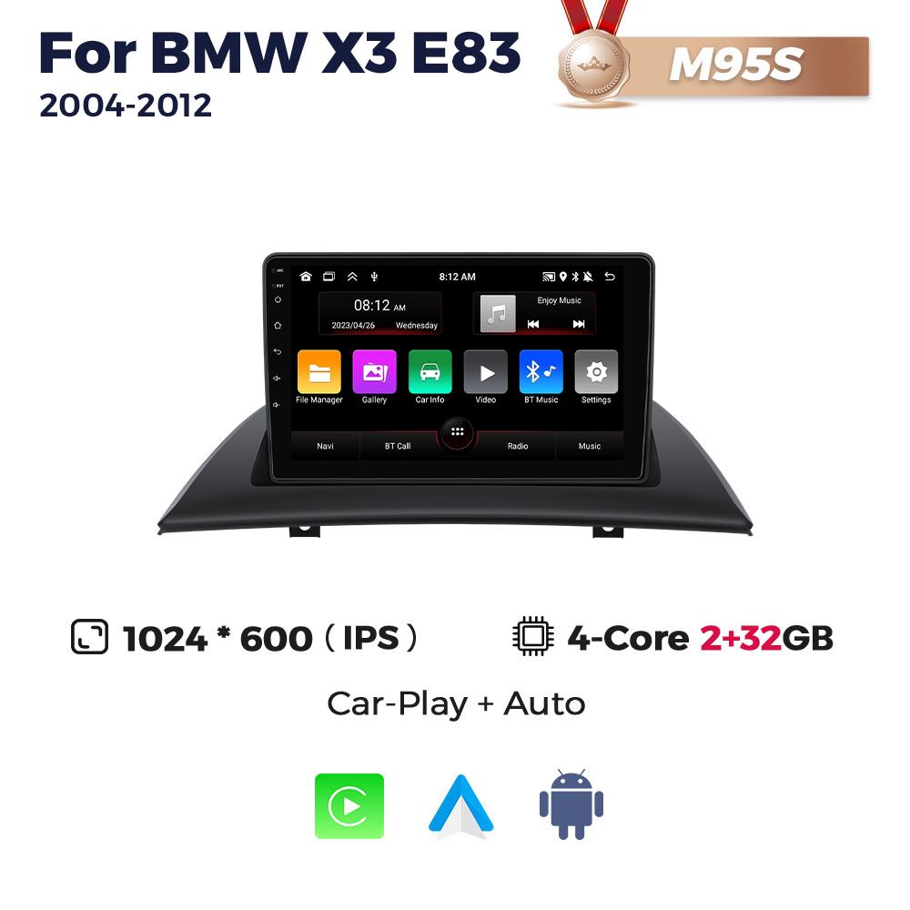 Navifly 8Core 2din Android Car Radio Multimedia Video Player For BMW X3 E83 2004-2012 Carplay Auto DSP GPS Navigation Head Unit