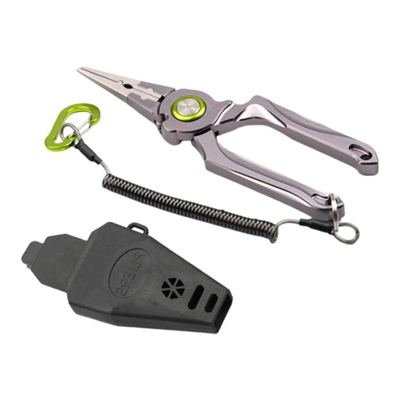 

Portable Small Fishing Pliers Scissors Cutting Fish Line Tongs Fish Lip Gripper Hook Remover Fish Line Cutter Easy Use