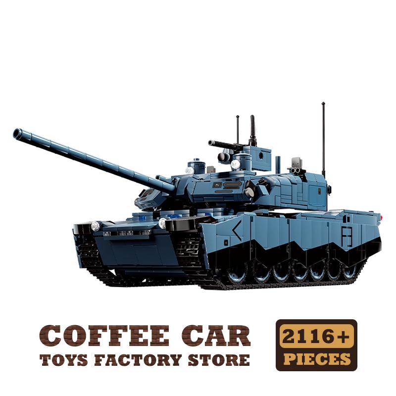 

Main Battle Tank T-14 Building Bricks KF51 Heavy Armored Cars MOC Blocks Toys WW2 Military Panzer Model Adult Children Gifts
