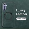Luxury Leather Magnetic Case For Samsung Galaxy A55 5G A35 A54 A34 A14 A24 A53 A33 A13 A52S A32 A12 A51 Sheepskin Silicone Cover