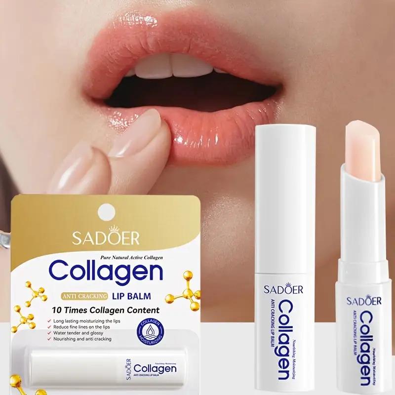 Collagen Lip Balm Moisturizing and Hydrating Lipstick  Lip Care Daily Moisturizing Lip Balm