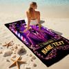 1PC Custom Name Barber Shop Vintage Style Beach Towel Highly Absorbent And Sand-Resistant Towel for Swimming, Pool, Yoga, And Travel Lightweight