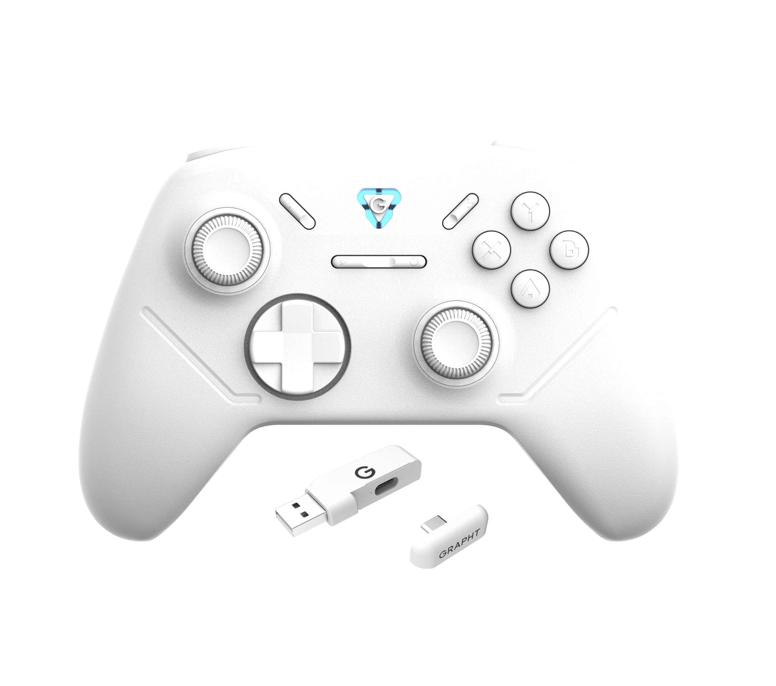 

GRAPHT Omni Controller, WirelessWired Connection, USB-CUSB-A, 2.4GHz Dongle, Hall Effect Sensor, 1000Hz Polling Rate, Motion Sensor with Gyro