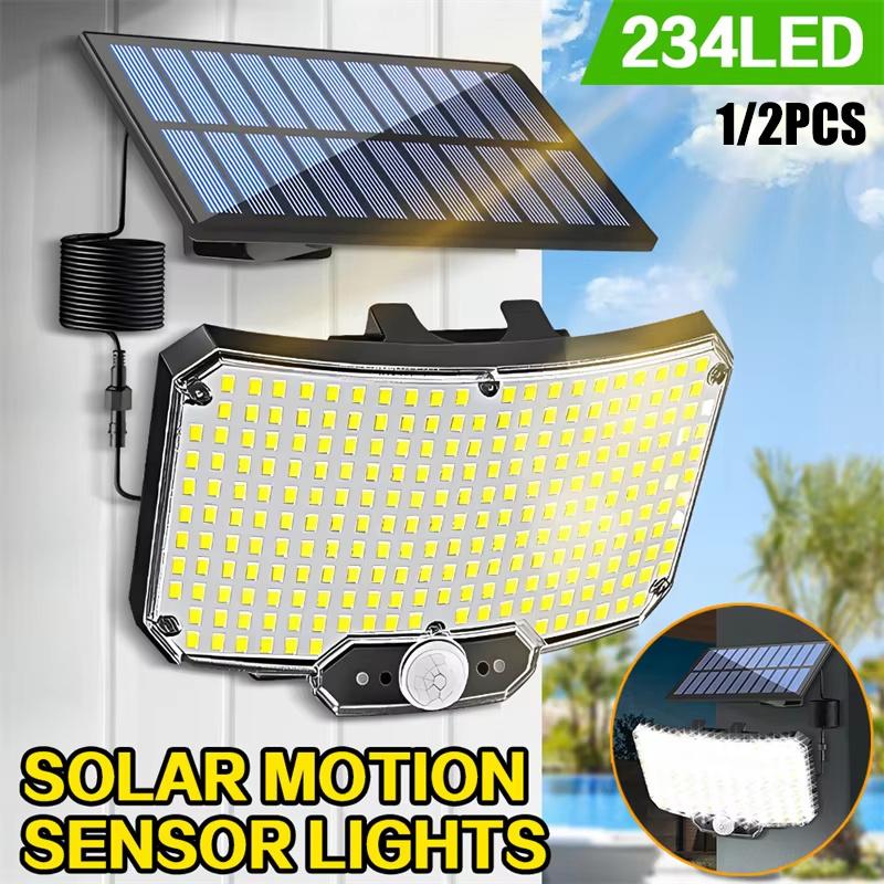 Intelligent Sensing 234LED Solar Light,Decorative Garden Light,street Light with Remote Control,terraces,Courtyards,balconies,villas