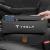 Car Seat Gap Organizer Leather Console Side Pocket Auto Crevice Filler Storage Box for Tesla Model 3 Model S X Y Accessories