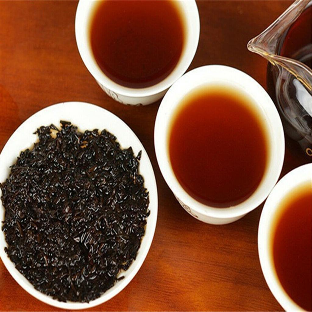 220g Cooked Puer Tea Handmade Dragon Ball Gift Tea Ripe Pu Erh Tea Old Tree Tea