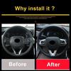 For Toyota Corolla E210      2024 Hybrid ABS Carbon Car Steering Wheel Button Panel Trim Cover Accessories