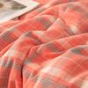 HMHM All-Cotton Washed Plaid Duvet