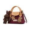 Gucci Cosmetic bag/toiletry bag [Customized Bag] Caramel Bear Year of the Horse limited CNY doll, portable storage, red polyester fiber Caramel Bear