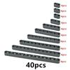 MOC Technical Beam Construction Block Combination Studded Long Beam featuring Hole Thick Blocks Works With 3703 3 3895 2730 3894 3701