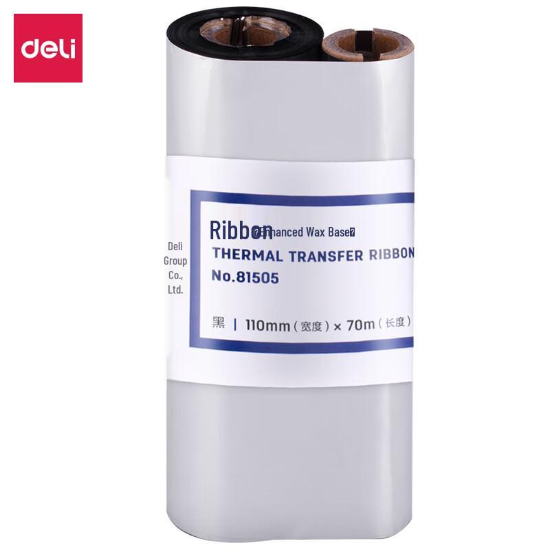 Deli Thermal Transfer Wax Ribbon