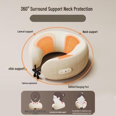 Xuan Yong Portable Memory Foam U-shaped Neck Massager Pillow