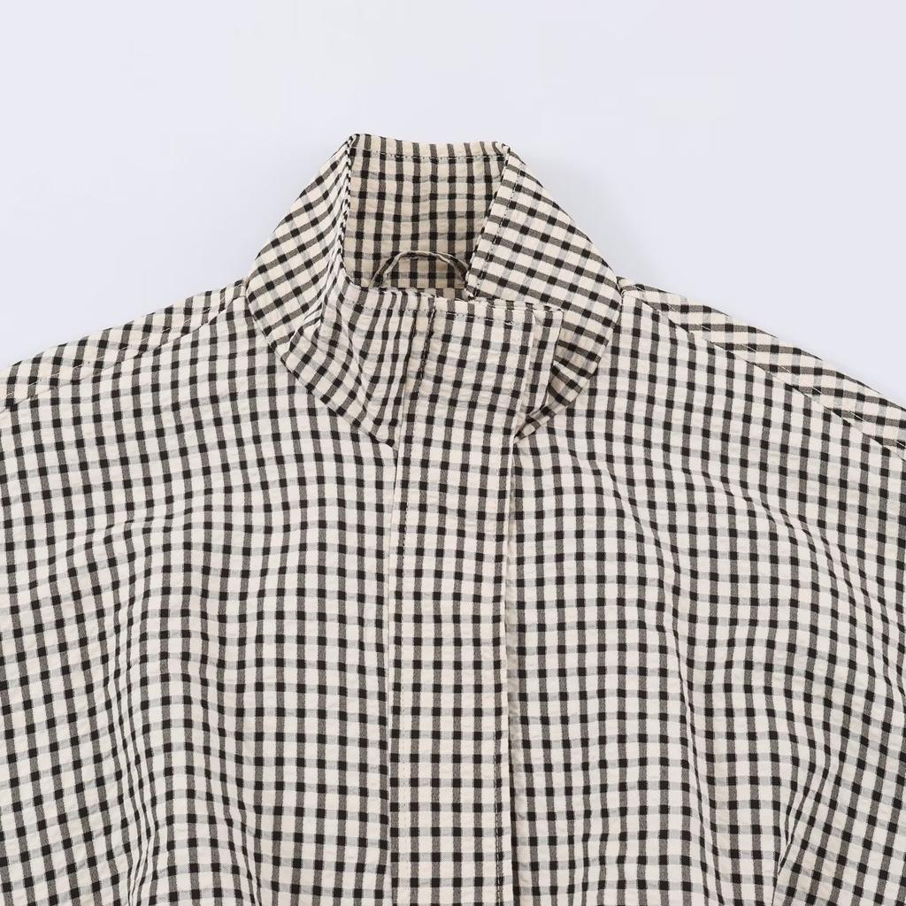The Autumn New European and American Style Casual Plaid Pilot Jacket Is 3046211