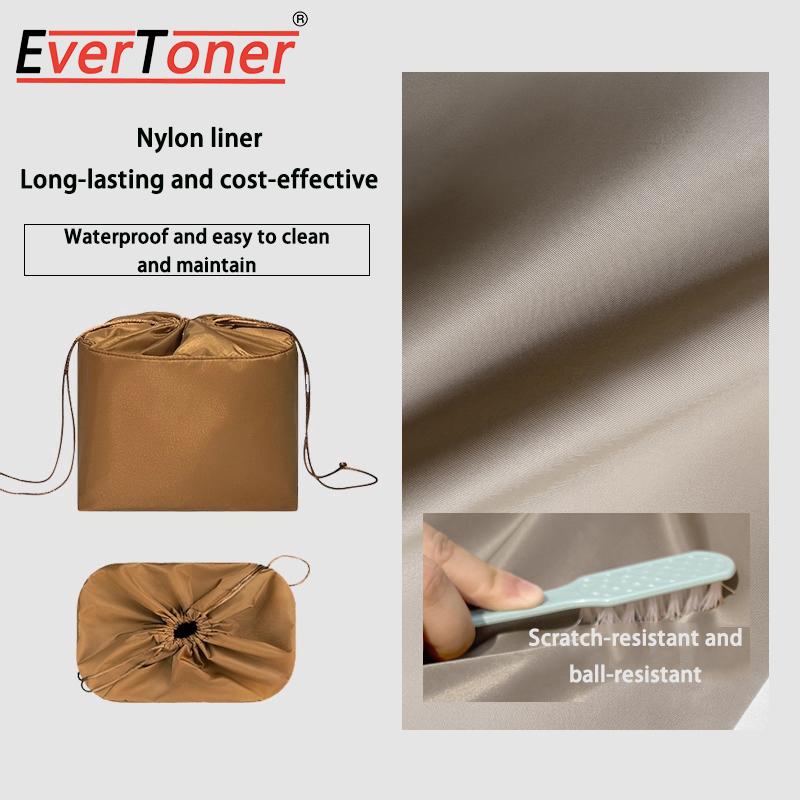 EverToner Nylon Ultra-Light Purse Insert Organizer Fits For BV Cassette Bucket Bag Travel Makeup Organizer Shape protector