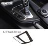 For BMW 3 4 Series F30 F31 F32 F35 2013-2019 Real Carbon Fiber Car Console Gear Shift Panel Decoration Cover Trim Stickers