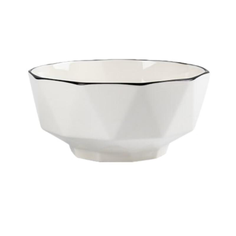 DISHJOY Minimalist Black Line Ceramic Dinnerware