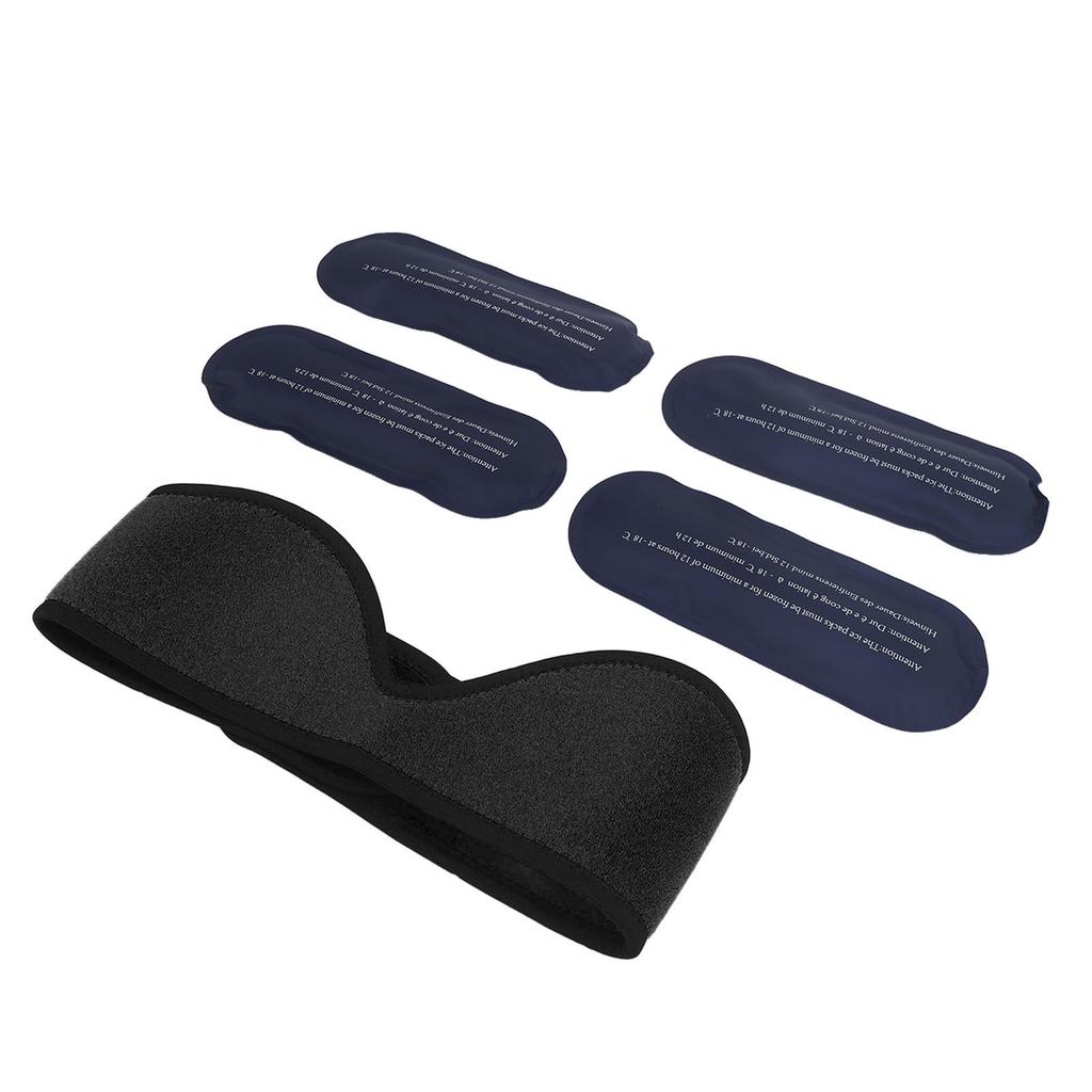 Face Ice Pack Professional Relieve Muscle Fatigue Swelling Relief Hot and Cold Compress Ice Pack Wrap for Jaw Chin Dental