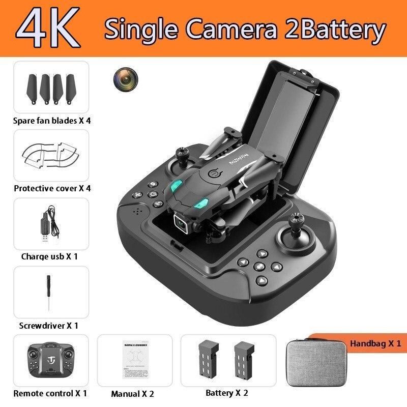 Neue S128 Mini Drone 4K HD Kamera Drei-seitige Hindernis Vermeidung Druck Feste Höhe Professionelle Faltbare Quadcopter Spielzeug