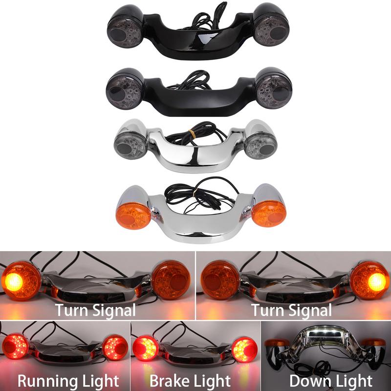 Rear Brake Turn Signal Light Bar for Harley Touring 2010-, Fits Road Glide Street Glide Road King Special FLTRXS FLTRX