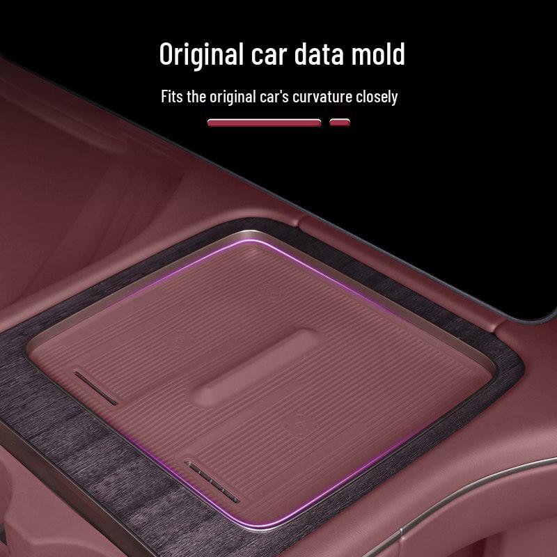 Nio ES8 Wireless Charging Silicone Pad for Center Console Cup Holder - Fits 26 Models, Protects & Enhances Car Interior