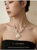 Pearl Style Shell Pendant Necklace: Women's Beaded Clavicle Chain with Seaside Luxury Charm
