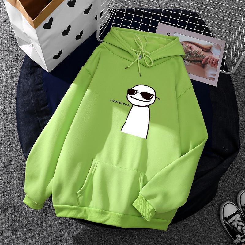 2022 Europäisch-Amerikanisches Lockeres Baumwoll-Sweatshirt für Damen für Frühling/Herbst