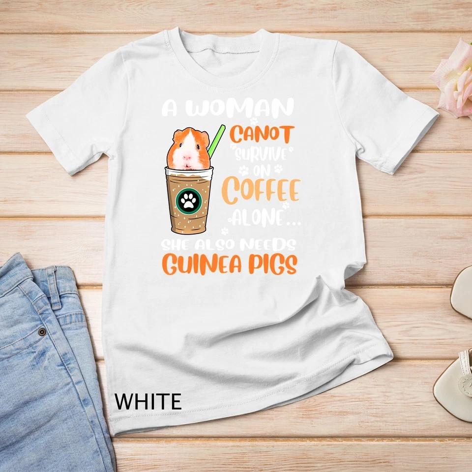 Womens Funny Coffee Guinea Pigs Woman T-shirt Unisex T-shirt 10 M