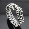 Braccialetti Bangle di Sopravvivenza in Paracord da Esterno Uomo Tono Argento Braccialetto da Polso con Corda Teschio Campeggio Escursionismo Braccialetto con Fibbia di Emergenza Gioielli