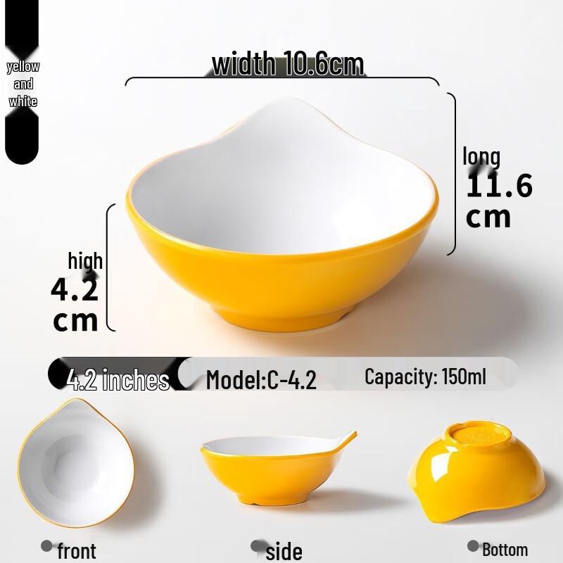 Melamine Dipping Sauce Bowl with Handle