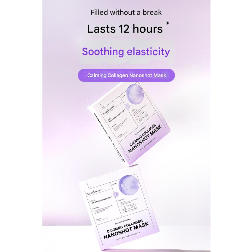 MediAnswer Kollagen Nanoshot Maske (Beruhigend / Porenverfeinernd / Vita / Echter Haut-Fit) (10 Optionen)