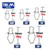 9KM DWLIFE Eging Snaps 50 Pieces Fishing Aging Snaps Strength