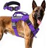 Dog Leash, Anti-breakaway, Anti-collision, Night Reflective Dog Walking Chest and Back Strap, Medium and Large-sized Dog Tactical Chest and Back