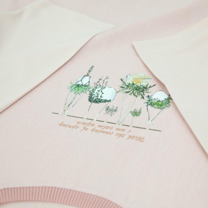 Shiz Madam Women S Secret Garden 3 4 Sleeve Stretch Tee T57542