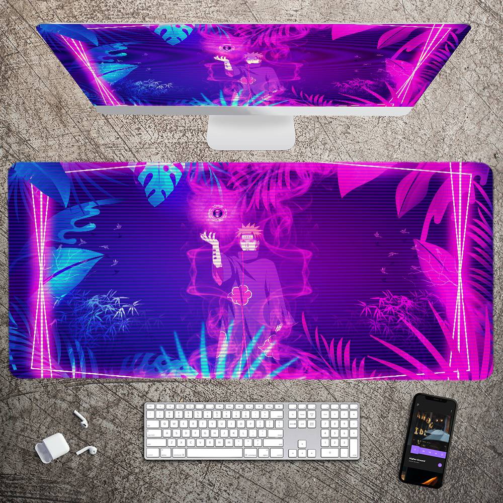 Naruto Aakatsuki Mousepad Xxl Large Mouse Pad NonSlip Keyboard Desk Mat Office Accessories