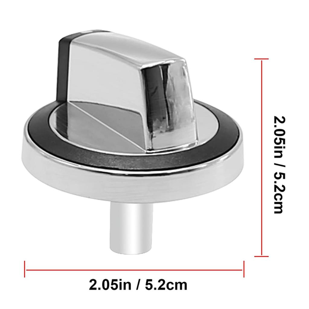 5 Pieces Universal Switch Knobs Oven Stove Knob Assembly Easy To Install Durable Metal Material for W10284885 Model