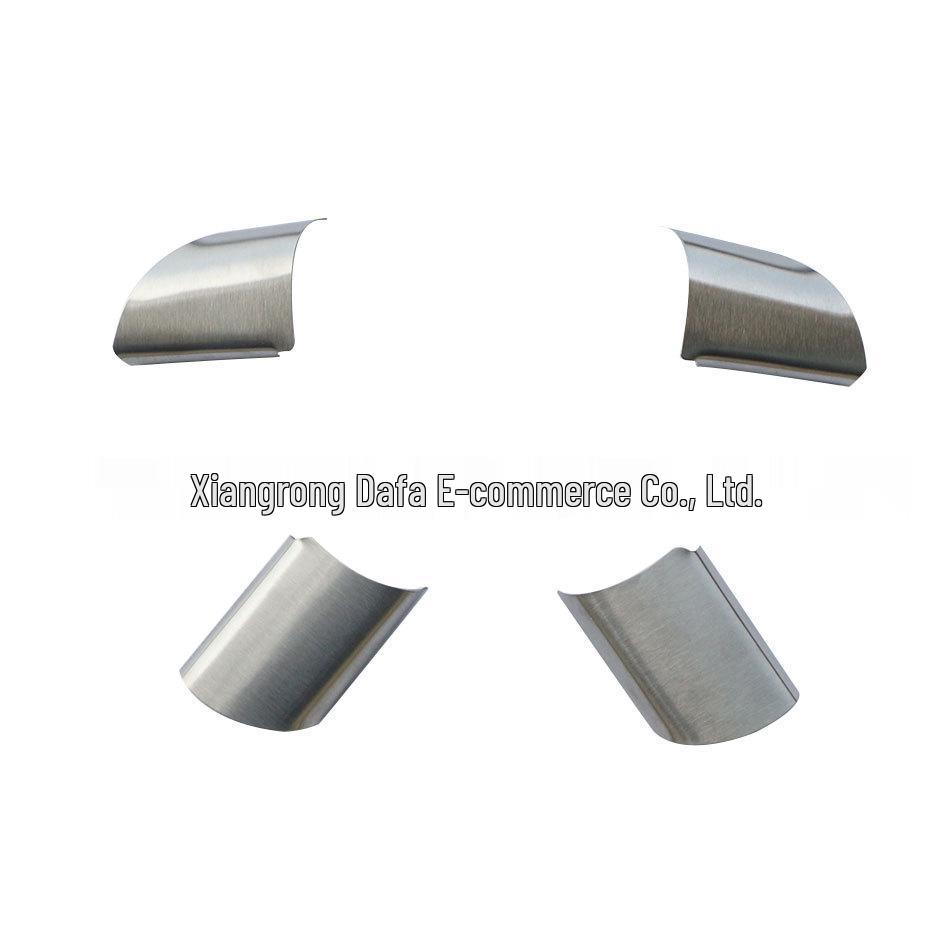 Ultra-Thin Stainless Steel Steering Wheel Decals for Ford Focus Interior Modification